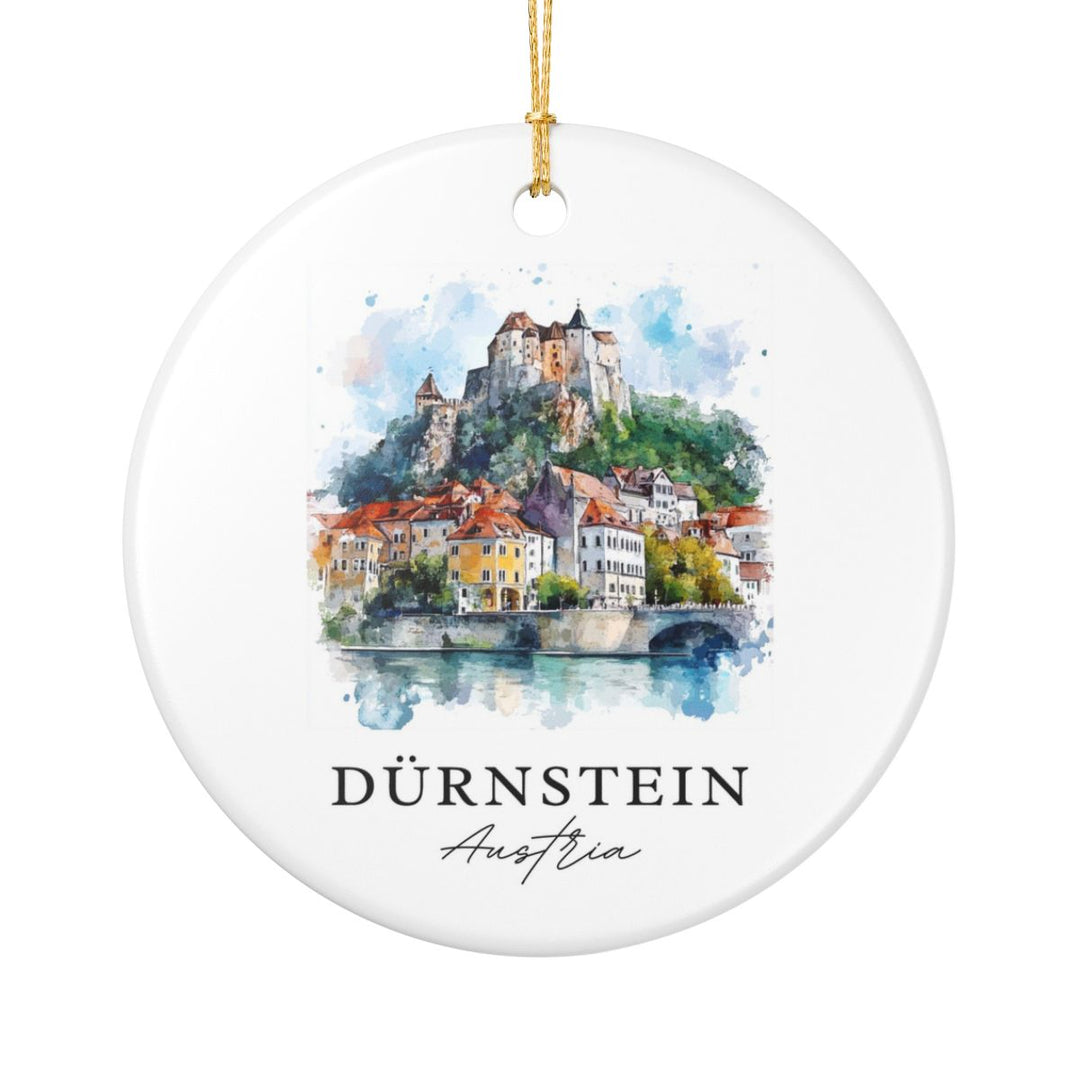 Durnstein Austria Ornament: Unique Durnstein Souvenir, Durnstein Austria Xmas Decor, and Authentic Durnstein Gift