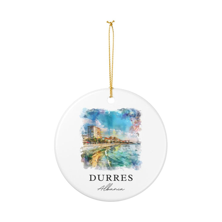 Durres Albania Ornament: Unique Durres Albania Souvenir, Durres Albania Xmas Decor, and Authentic Durres Albania Gift
