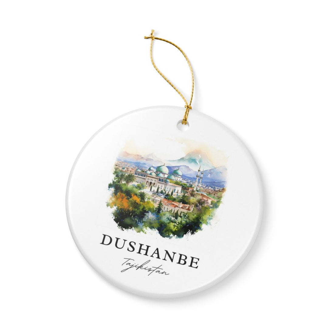 Dushanbe Ornament: Unique Dushanbe Souvenir, Dushanbe Xmas Decor, and Authentic Dushanbe Gift