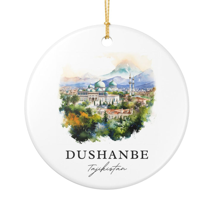 Dushanbe Ornament: Unique Dushanbe Souvenir, Dushanbe Xmas Decor, and Authentic Dushanbe Gift