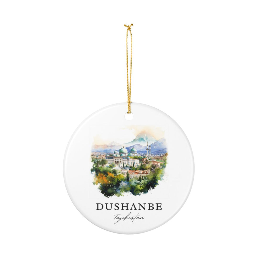 Dushanbe Ornament: Unique Dushanbe Souvenir, Dushanbe Xmas Decor, and Authentic Dushanbe Gift