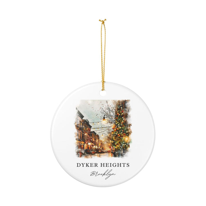 Dyker Heights USA Ornament: Unique Dyker Heights Souvenir, Dyker Heights USA Xmas Decor, and Authentic Dyker Heights Gift