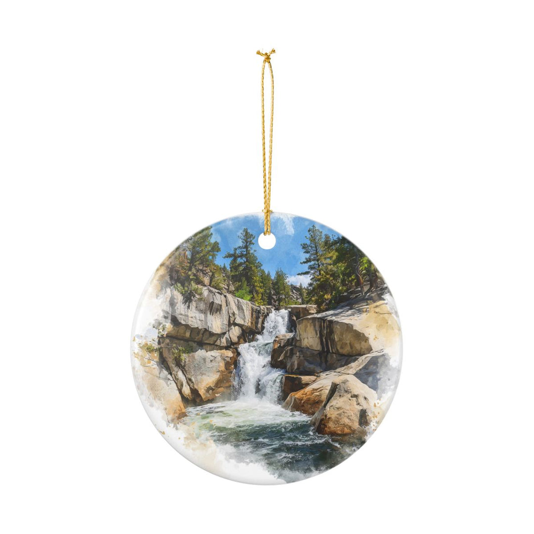 Eagle Falls California USA Ornament: Unique Eagle Falls Souvenir, Eagle Falls California Xmas Decor, and Authentic Eagle Falls Gift