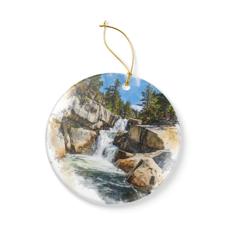 Eagle Falls California USA Ornament: Unique Eagle Falls Souvenir, Eagle Falls California Xmas Decor, and Authentic Eagle Falls Gift
