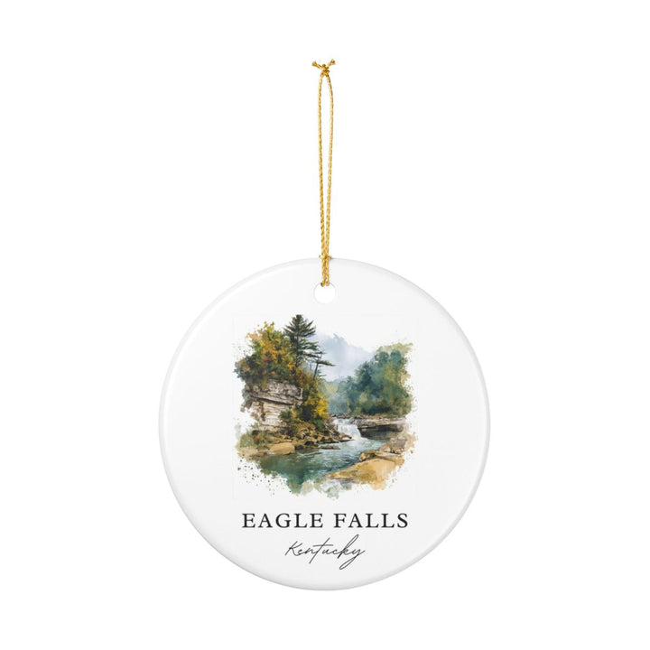 Eagle Falls Kentucky USA Ornament: Unique Eagle Falls Souvenir, Eagle Falls Kentucky Xmas Decor, and Authentic Eagle Falls Gift