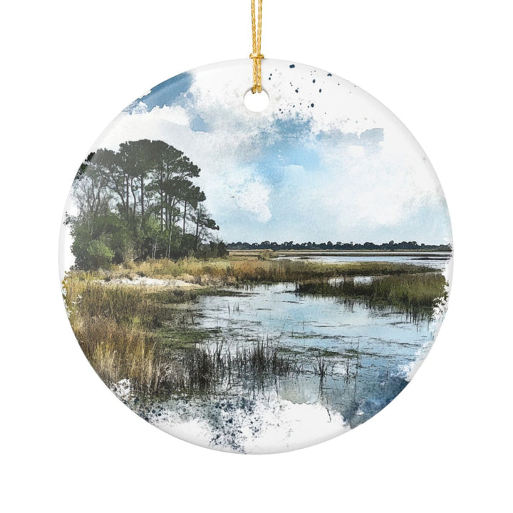 Eastern Shore Virginia USA Ornament: Unique Eastern Shore Souvenir, Eastern Shore Virginia Xmas Decor, and Authentic Eastern Shore Gift
