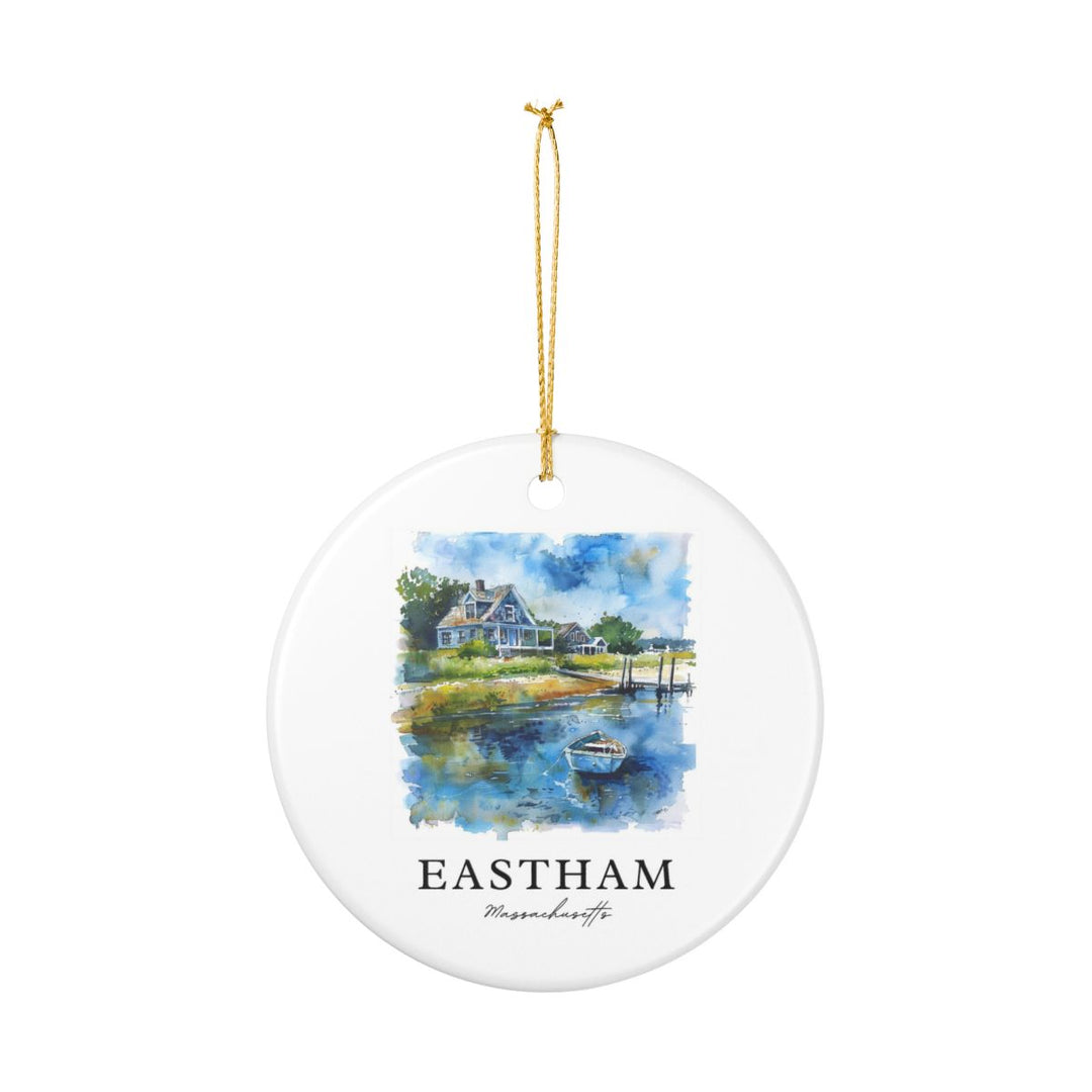 Eastham Massachusetts USA Ornament: Unique Eastham Souvenir, Eastham Massachusetts Xmas Decor, and Authentic Eastham Gift