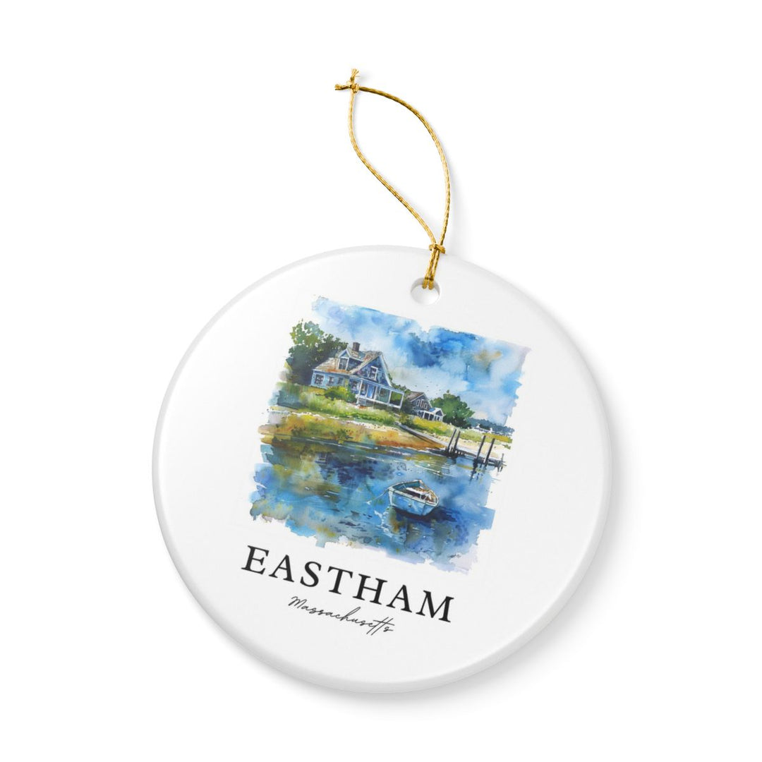 Eastham Massachusetts USA Ornament: Unique Eastham Souvenir, Eastham Massachusetts Xmas Decor, and Authentic Eastham Gift