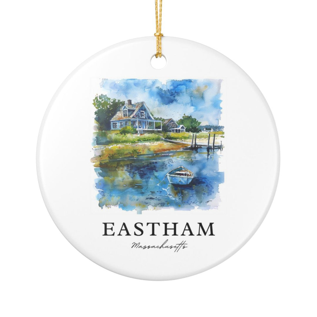 Eastham Massachusetts USA Ornament: Unique Eastham Souvenir, Eastham Massachusetts Xmas Decor, and Authentic Eastham Gift