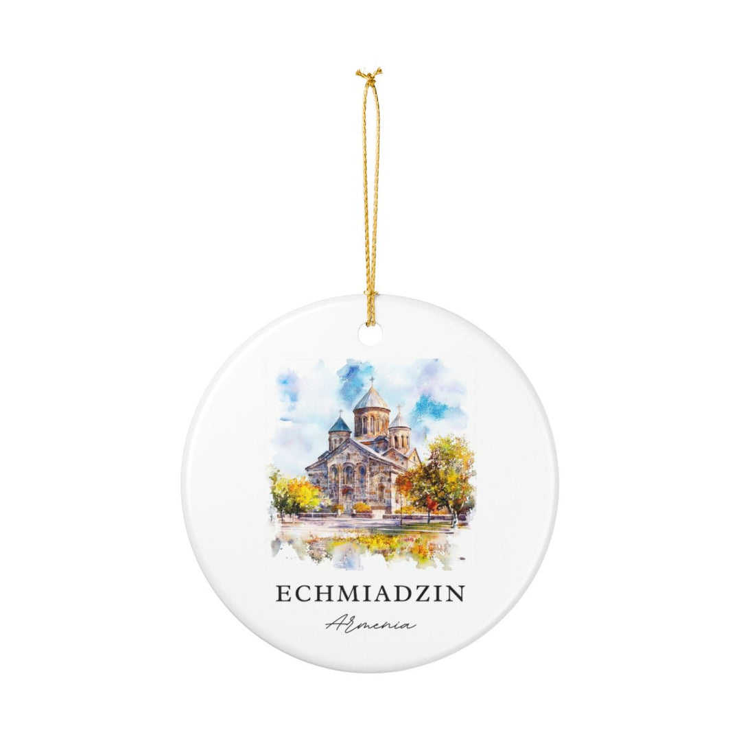 Echmiadzin Ornament: Unique Echmiadzin Souvenir, Echmiadzin Xmas Decor, and Authentic Echmiadzin Gift