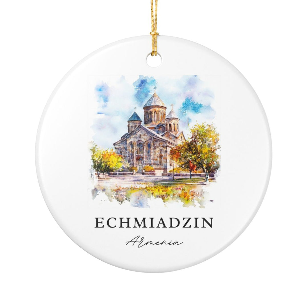 Echmiadzin Ornament: Unique Echmiadzin Souvenir, Echmiadzin Xmas Decor, and Authentic Echmiadzin Gift