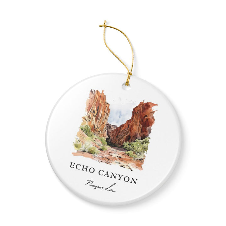 Echo Canyon Nevada United States Ornament: Unique Echo Canyon Souvenir, Echo Canyon Nevada Xmas Decor, and Authentic Echo Canyon Gift