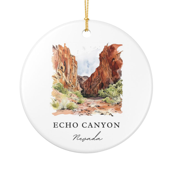 Echo Canyon Nevada United States Ornament: Unique Echo Canyon Souvenir, Echo Canyon Nevada Xmas Decor, and Authentic Echo Canyon Gift