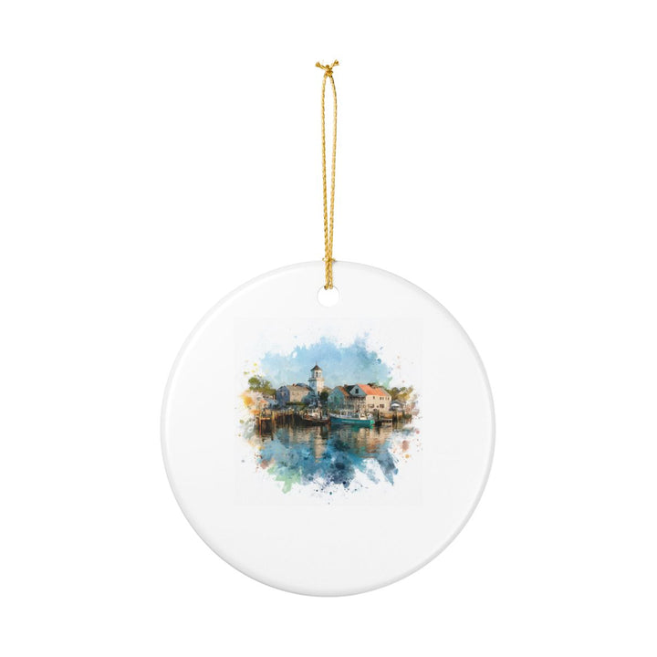 Edgartown MA Ornament: Unique Edgartown Souvenir, Edgartown Massachusetts Xmas Decor, and Authentic Edgartown Gift