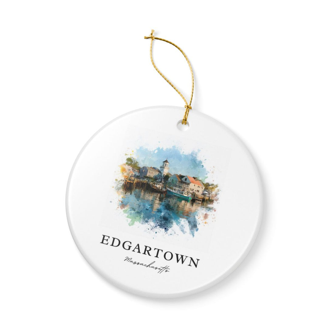 Edgartown Massachusetts Ornament | Christmas Travel Souvenir Gift