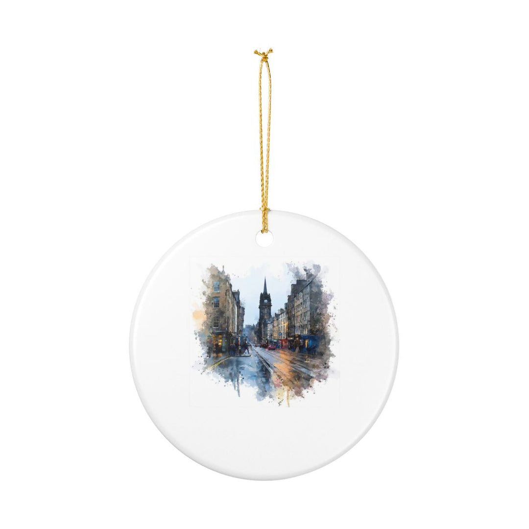 Edinburgh Scotland Ornament: Unique Edinburgh Souvenir, Edinburgh Scotland Xmas Decor, and Authentic Edinburgh Gift