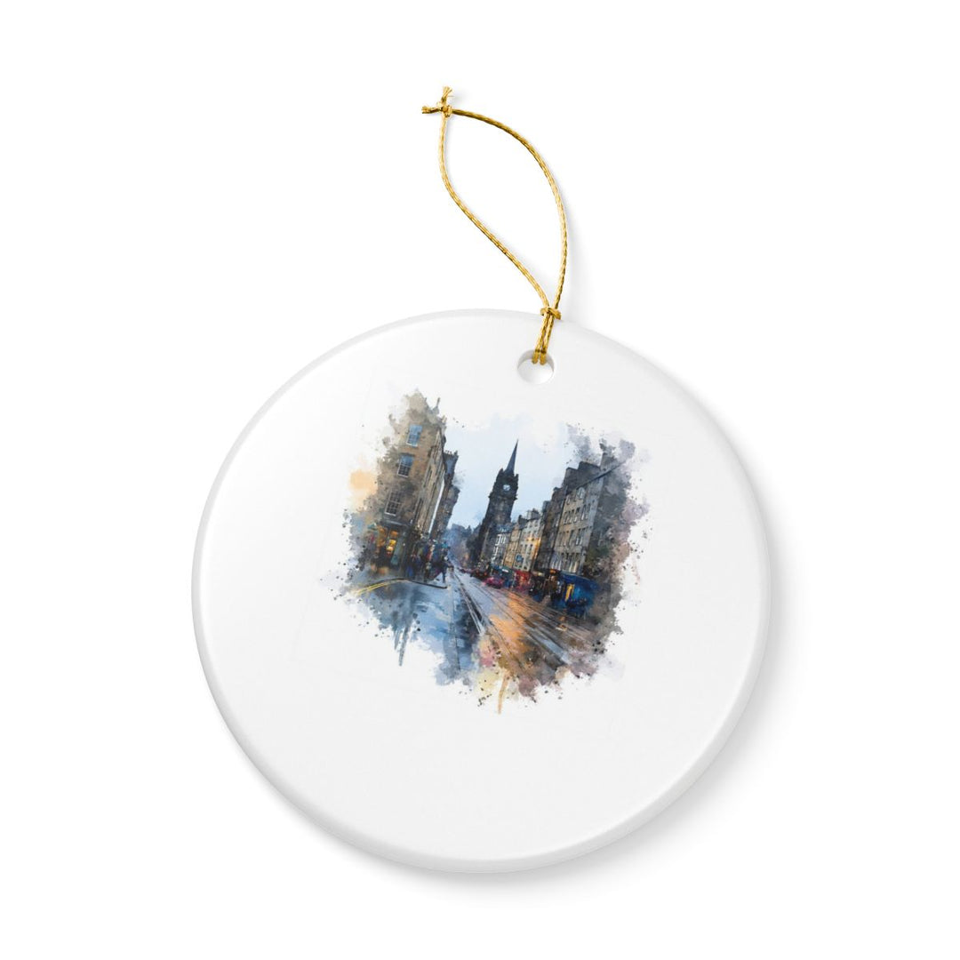 Edinburgh Scotland Ornament: Unique Edinburgh Souvenir, Edinburgh Scotland Xmas Decor, and Authentic Edinburgh Gift