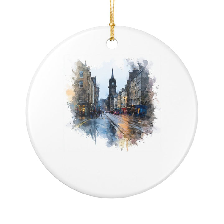 Edinburgh Scotland Ornament: Unique Edinburgh Souvenir, Edinburgh Scotland Xmas Decor, and Authentic Edinburgh Gift