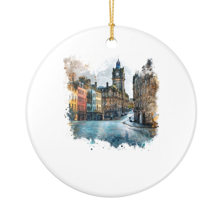 Edinburgh Scotland Ornament: Unique Edinburgh Souvenir, Edinburgh Scotland Xmas Decor, and Authentic Edinburgh Gift