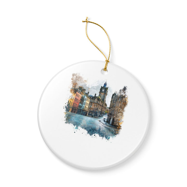 Edinburgh Scotland Ornament: Unique Edinburgh Souvenir, Edinburgh Scotland Xmas Decor, and Authentic Edinburgh Gift