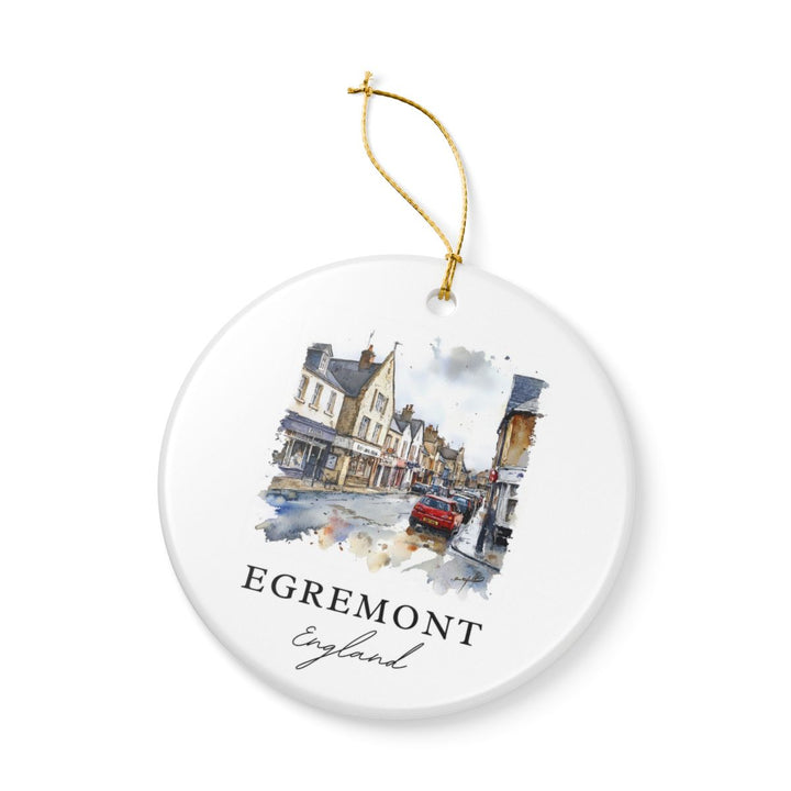 Egremont England Ornament: Unique Egremont Souvenir, Egremont England Xmas Decor, and Authentic Egremont Gift
