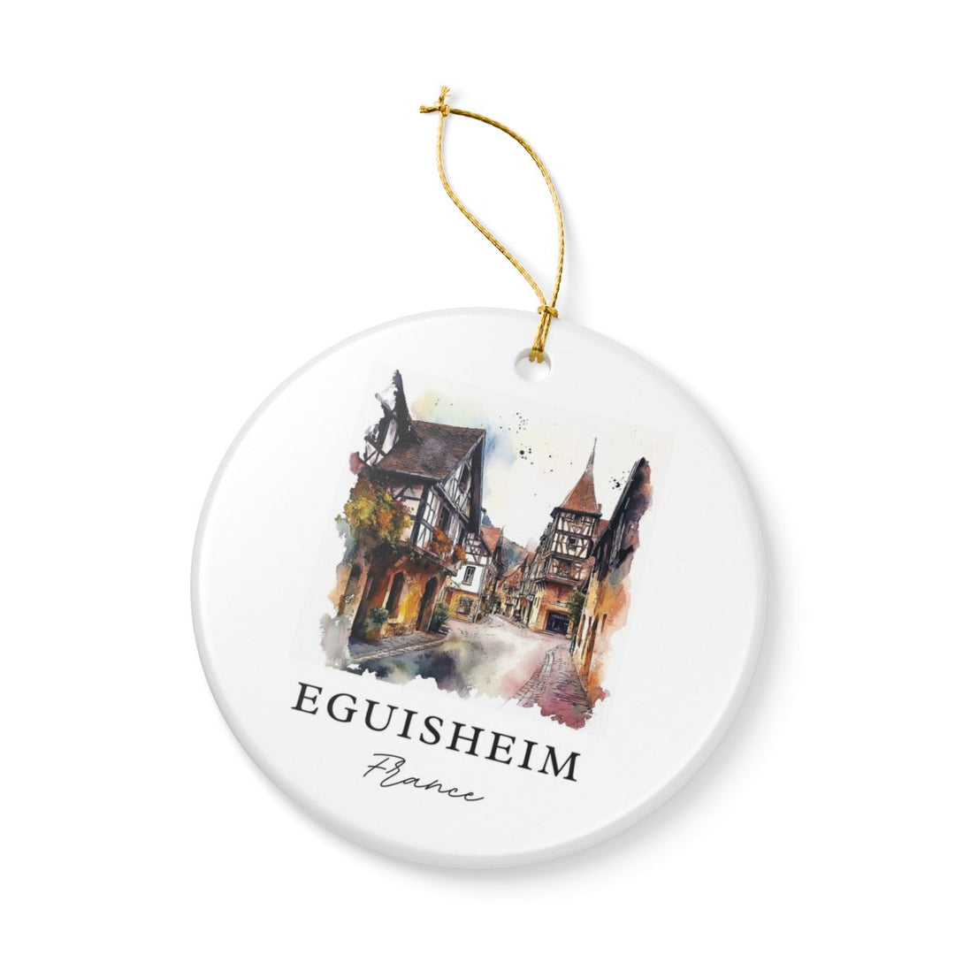 Eguisheim France Ornament: Unique Eguisheim Souvenir, Eguisheim France Xmas Decor, and Authentic Eguisheim Gift