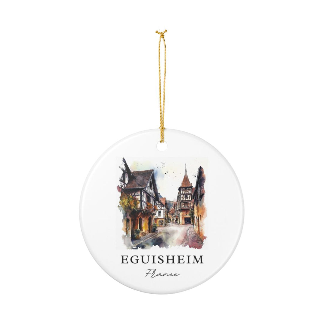 Eguisheim France Ornament: Unique Eguisheim Souvenir, Eguisheim France Xmas Decor, and Authentic Eguisheim Gift