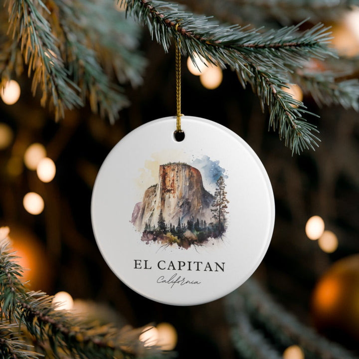 El Capitan Ornament: Unique El Capitan Souvenir, El Capitan Xmas Decor, and Authentic El Capitan Gift