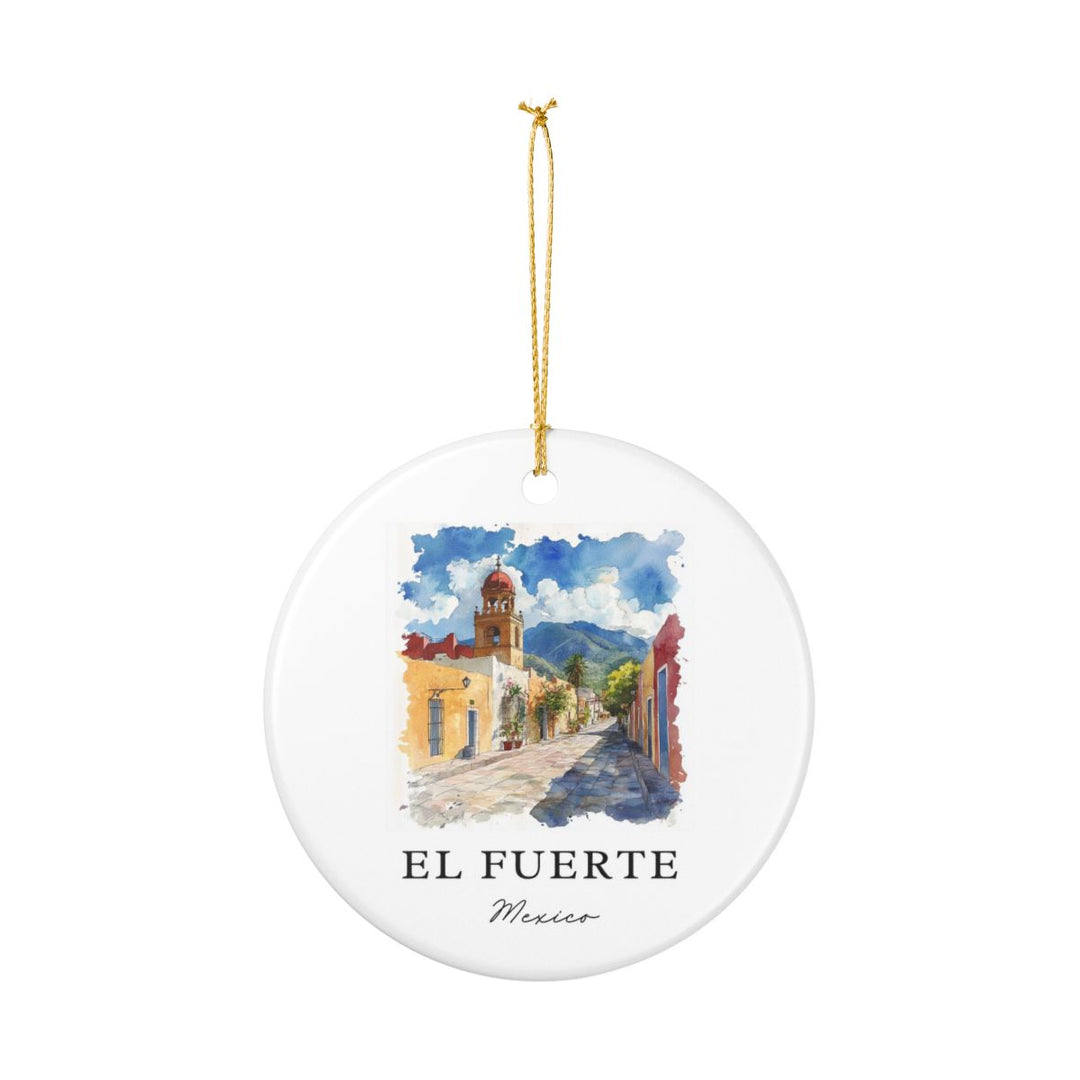 El Fuerte Mexico Ornament: Unique El Fuerte Souvenir, El Fuerte Mexico Xmas Decor, and Authentic El Fuerte Gift