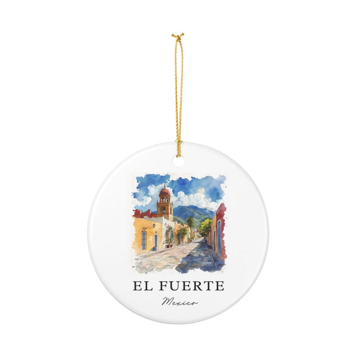 El Fuerte Mexico Ornament: Unique El Fuerte Souvenir, El Fuerte Mexico Xmas Decor, and Authentic El Fuerte Gift