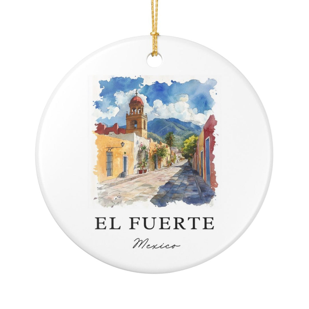 El Fuerte Mexico Ornament: Unique El Fuerte Souvenir, El Fuerte Mexico Xmas Decor, and Authentic El Fuerte Gift