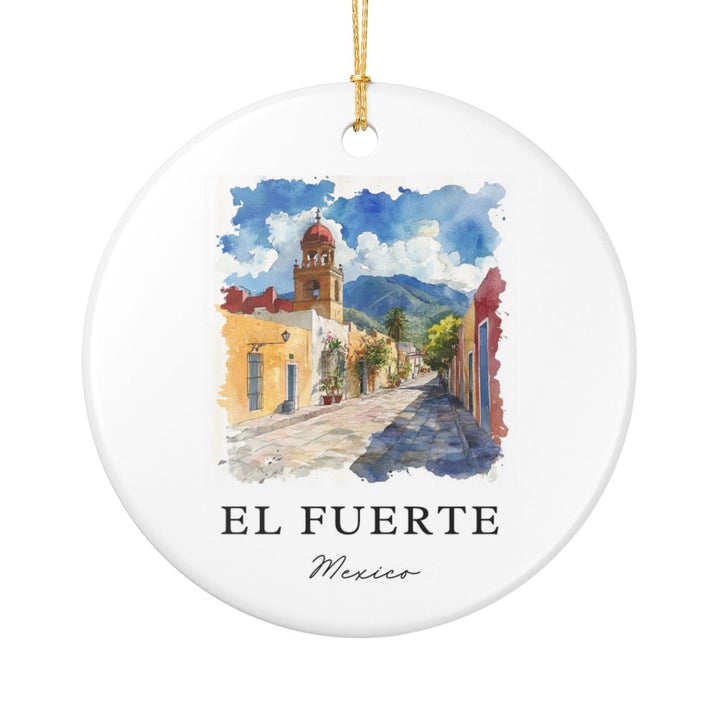 El Fuerte Mexico Ornament: Unique El Fuerte Souvenir, El Fuerte Mexico Xmas Decor, and Authentic El Fuerte Gift