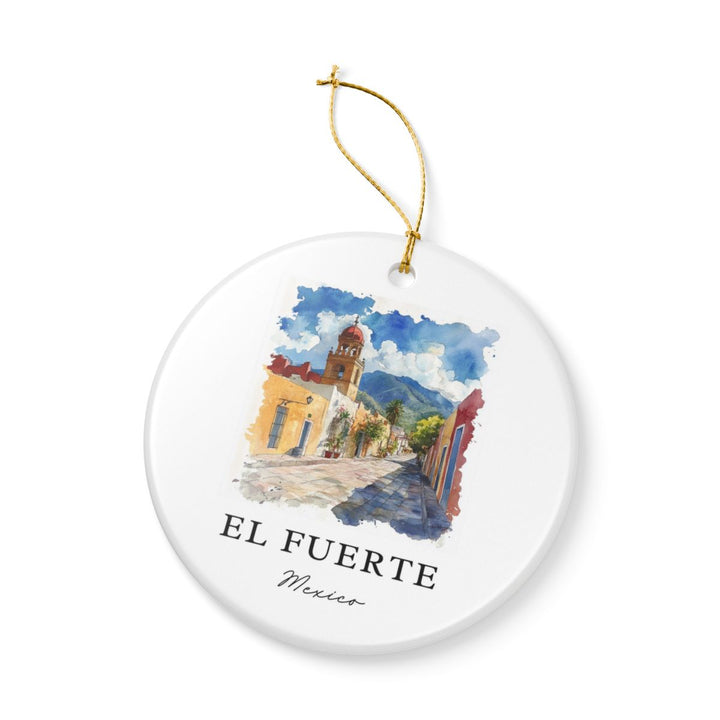 El Fuerte Mexico Ornament: Unique El Fuerte Souvenir, El Fuerte Mexico Xmas Decor, and Authentic El Fuerte Gift
