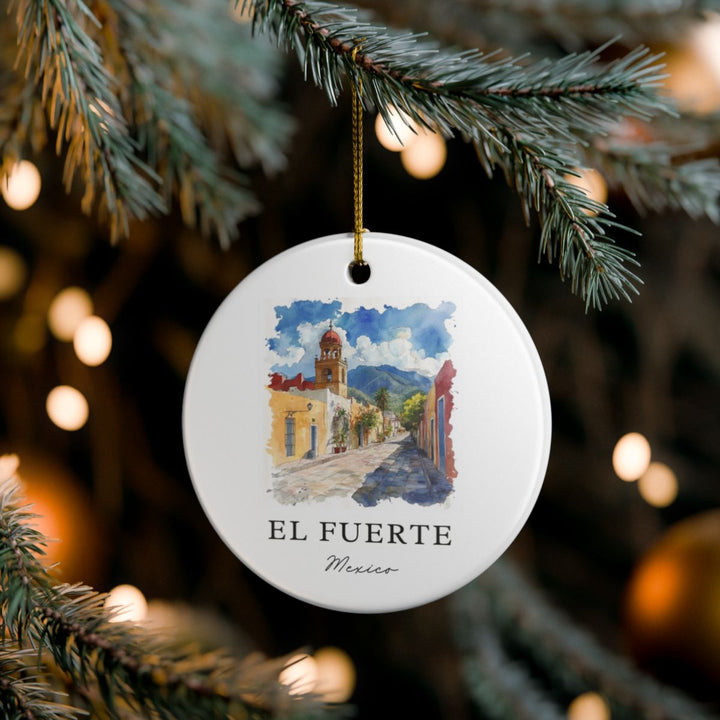 El Fuerte Mexico Ornament: Unique El Fuerte Souvenir, El Fuerte Mexico Xmas Decor, and Authentic El Fuerte Gift