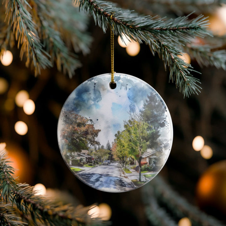 Elk Grove California Ornament: Unique Elk Grove California Souvenir, Elk Grove California Xmas Decor, and Authentic Elk Grove California Gift