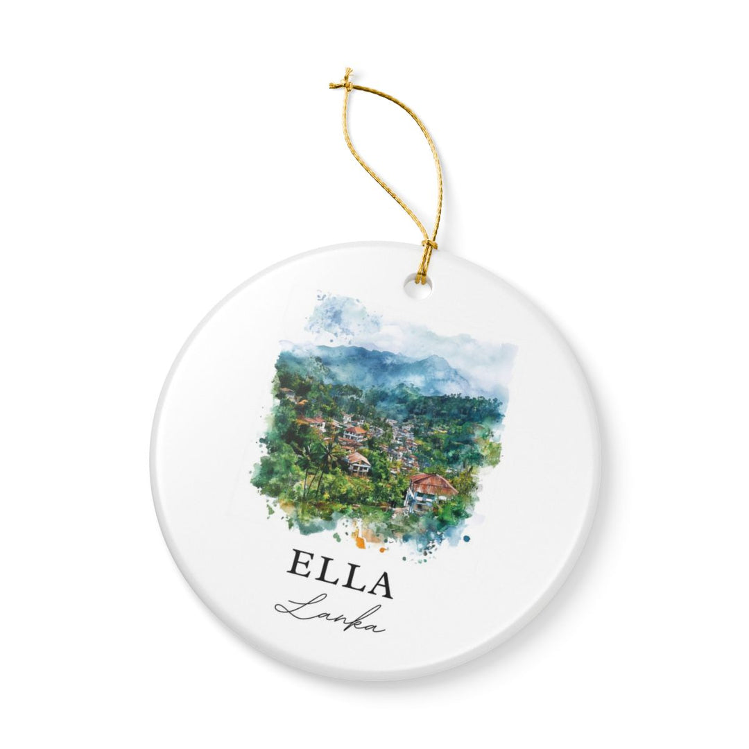Ella Sri Lanka Ornament: Unique Ella Sri Lanka Souvenir, Ella Sri Lanka Xmas Decor, and Authentic Ella Sri Lanka Gift