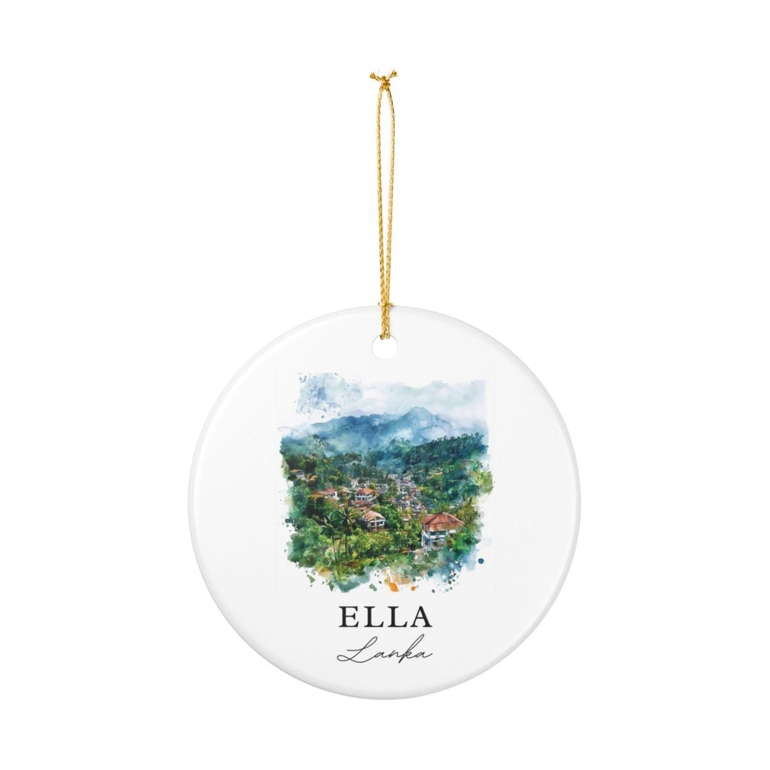 Ella Sri Lanka Ornament: Unique Ella Sri Lanka Souvenir, Ella Sri Lanka Xmas Decor, and Authentic Ella Sri Lanka Gift