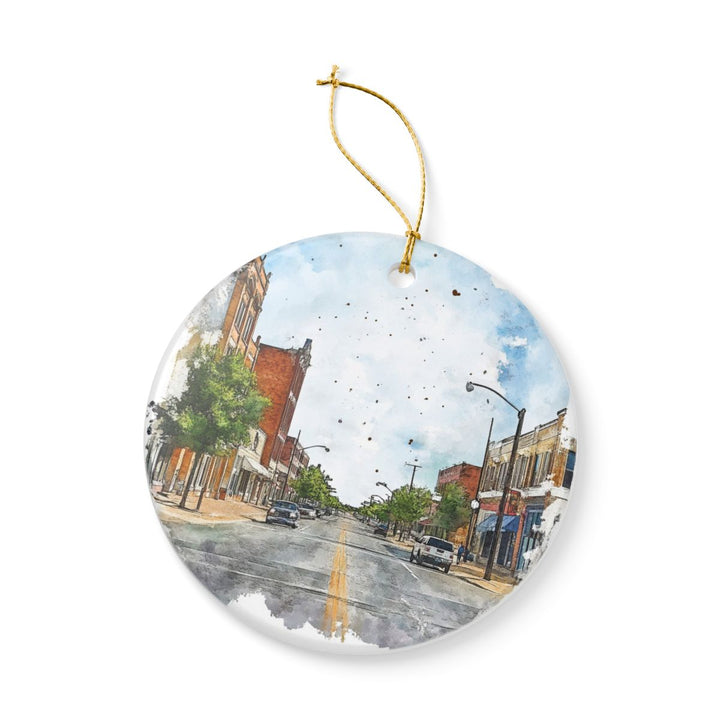 Emporia Kansas Ornament: Unique Emporia Souvenir, Emporia Kansas Xmas Decor, and Authentic Emporia Gift