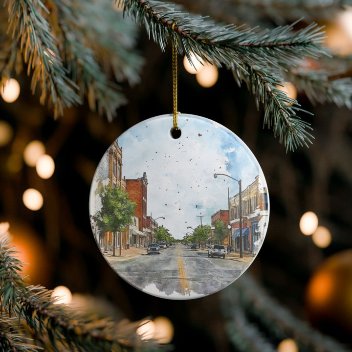 Emporia Kansas Ornament: Unique Emporia Souvenir, Emporia Kansas Xmas Decor, and Authentic Emporia Gift