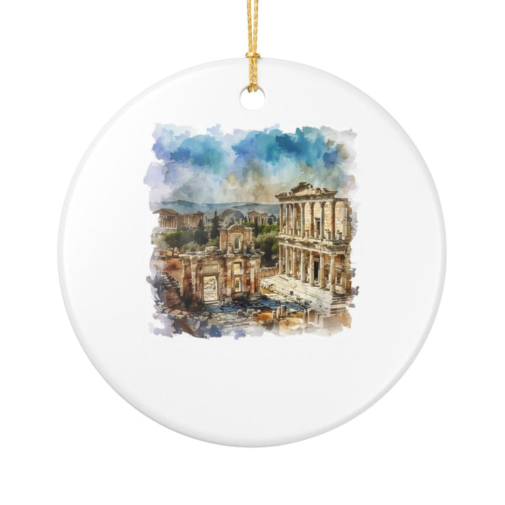 Ephesus Turkey Ornament: Unique Ephesus Souvenir, Ephesus Turkey Xmas Decor, and Authentic Ephesus Gift