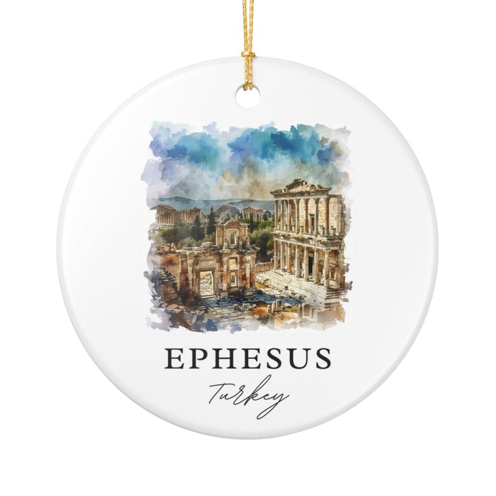 Ephesus Turkey Ornament: Unique Ephesus Souvenir, Ephesus Turkey Xmas Decor, and Authentic Ephesus Gift
