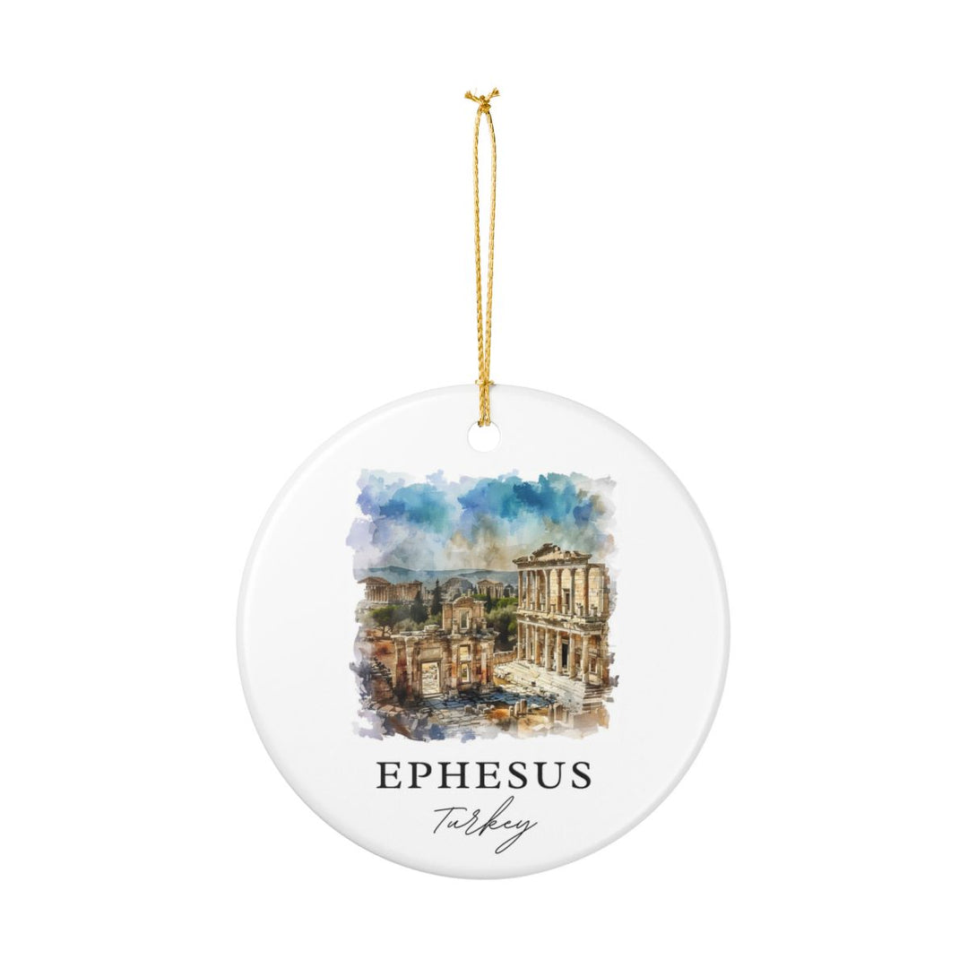 Ephesus Turkey Ornament: Unique Ephesus Souvenir, Ephesus Turkey Xmas Decor, and Authentic Ephesus Gift