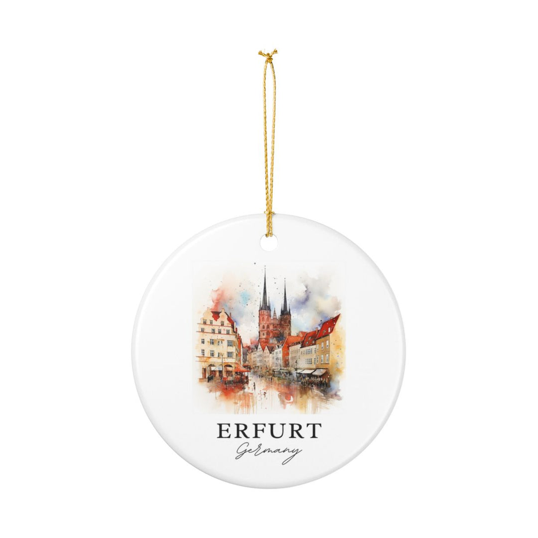 Erfurt Germany Ornament: Unique Erfurt Souvenir, Erfurt Germany Xmas Decor, and Authentic Erfurt Gift