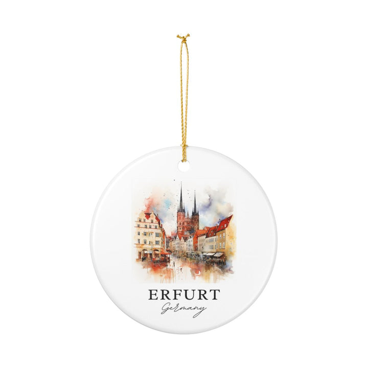 Erfurt Germany Ornament: Unique Erfurt Souvenir, Erfurt Germany Xmas Decor, and Authentic Erfurt Gift