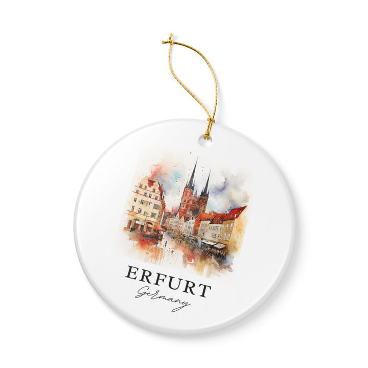 Erfurt Germany Ornament: Unique Erfurt Souvenir, Erfurt Germany Xmas Decor, and Authentic Erfurt Gift