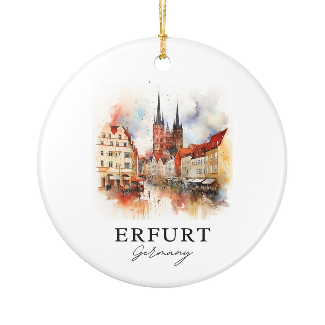 Erfurt Germany Ornament: Unique Erfurt Souvenir, Erfurt Germany Xmas Decor, and Authentic Erfurt Gift