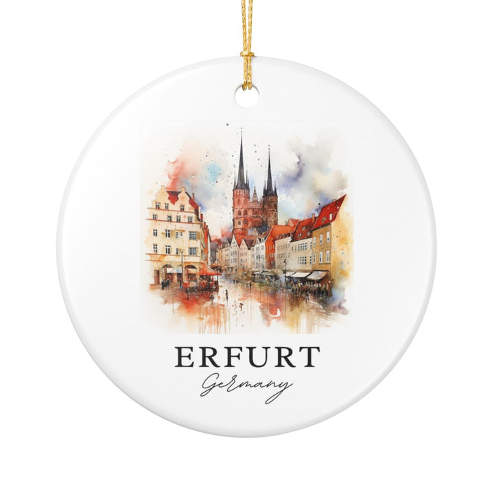 Erfurt Germany Ornament: Unique Erfurt Souvenir, Erfurt Germany Xmas Decor, and Authentic Erfurt Gift