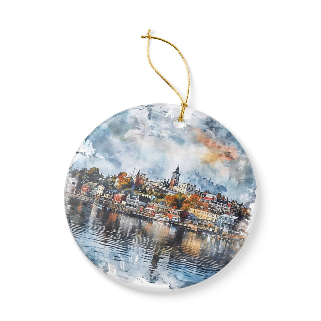 Erie PA Ornament: Unique Erie Souvenir, Erie Pennsylvania Xmas Decor, and Authentic Erie Gift