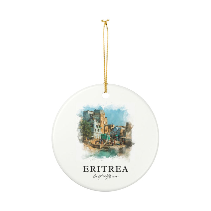 Eritrea Africa Ornament: Unique Eritrea Africa Souvenir, Eritrea Africa Xmas Decor, and Authentic Eritrea Africa Gift