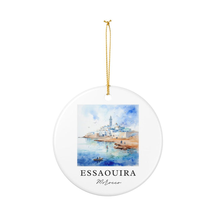Essaouira Morocco Ornament: Unique Essaouira Souvenir, Essaouira Morocco Xmas Decor, and Authentic Essaouira Gift